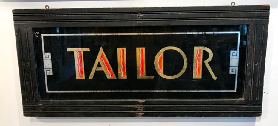 Eastlake Design Tailor Sign, c 1880 (1 of 3)