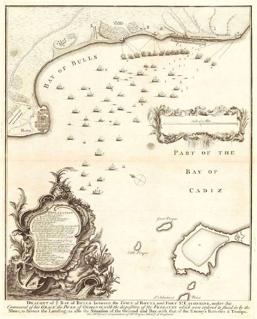 J. Basire: Map of Draught of Ye Bay of Bulls, 1740 (1 of 1)