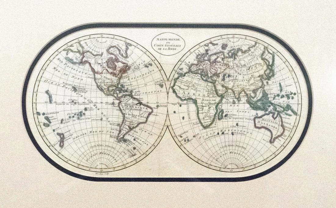 A Blondeau: Mappe-Monde ou Carte Generale de la Terre (1 of 1)