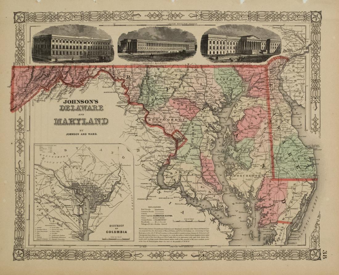 Johnson's Delaware and Maryland (1 of 1)