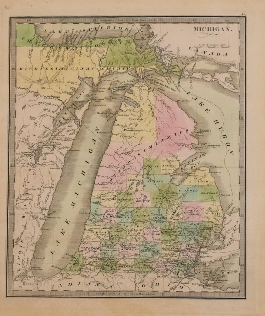 Jeremiah Greenleaf: Michigan Map (1 of 1)