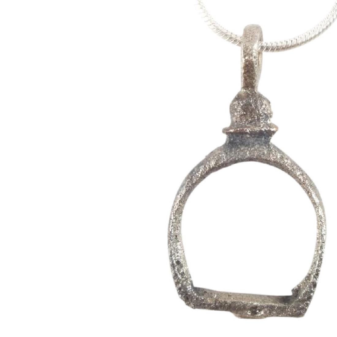 Rare Viking Stirrup Pendant 900-1050 AD (1 of 2)