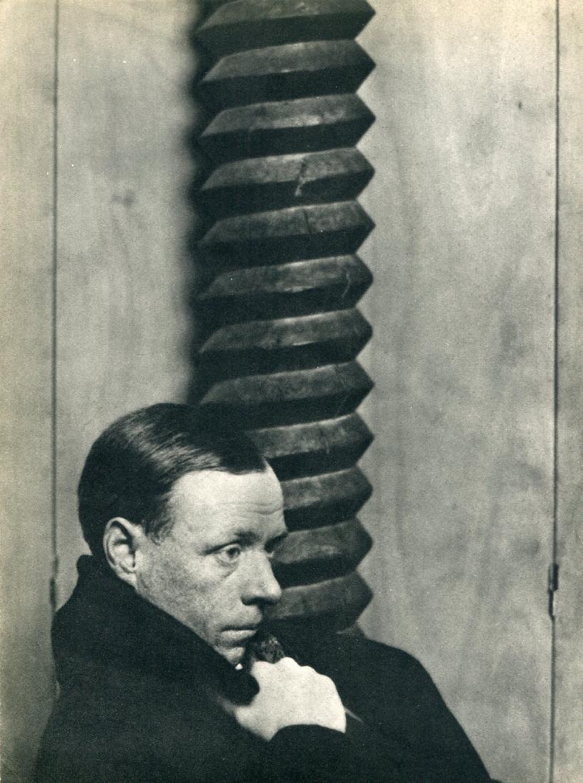 Man Ray: Portrait, Sinclair Lewis: Print Title: Sinclair Lewis Artist: Man Ray Printing Date: 1934 Medium: Sheet-fed Gravure Printer: Neogravure Company, France Image Size: 8.5 x 10.5 inches Man Ray, original name Emmanuel Radnitzky, w