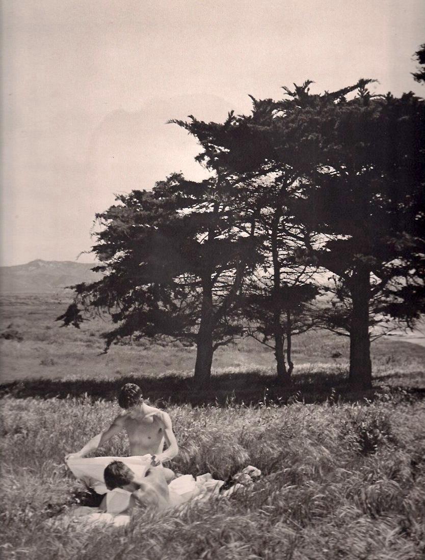 Bruce Weber: Tim and Max, CA 1987: Print Title: Tim and Max, CA 1987 Artist: Bruce Weber Printing Date: 1988 Medium: Sheet-fed Gravure Printer: H Fournier, S.A. - Vitoria, Spain Image Size: 9 x 12 inches Bruce Weber is an American fash