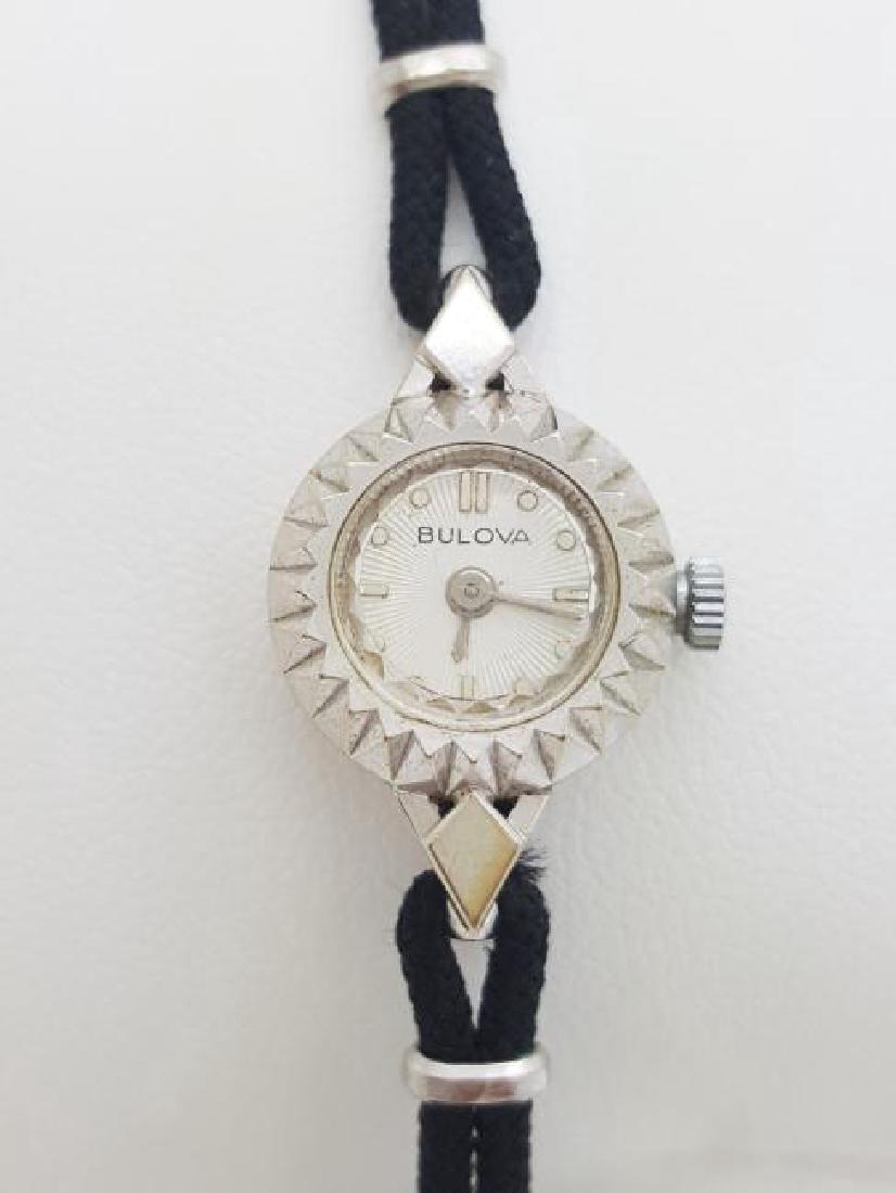 Rare Vintage Bulova 14k White Gold Ladies Watch (1 of 6)