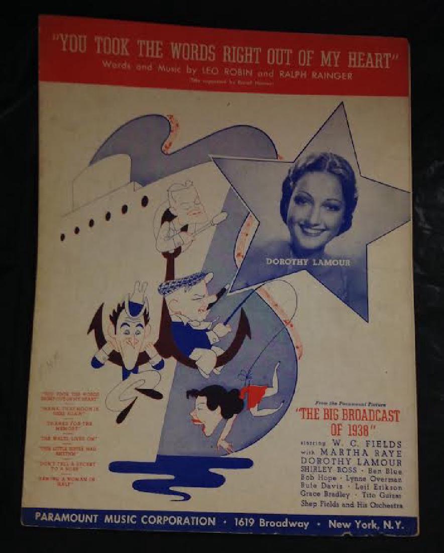 You Took The Words Right Out Of My Heart, Leo Robin (1 of 5)