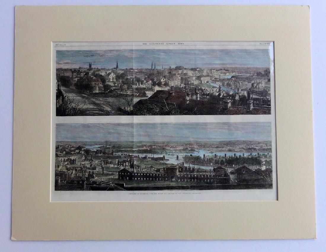 H. Peters: Panorama of Richmond, Virginia, 1865 (1 of 9)