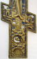 Russian Bronze Enamel Old Believers Icon Cross, 1800s - 4