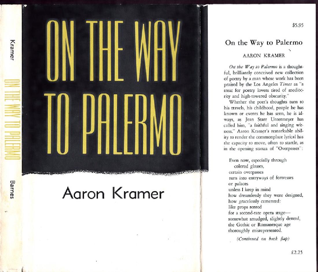 Aaron Kramer: On the Way to Palermo, 1973 - Signed (1 of 3)