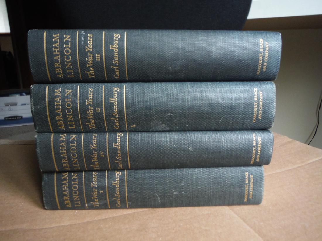 Abraham Lincoln, The War Years, 4 Vols - Signed (1 of 7)