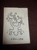 Keith Haring: 3 Juggling Men - Signed - 2