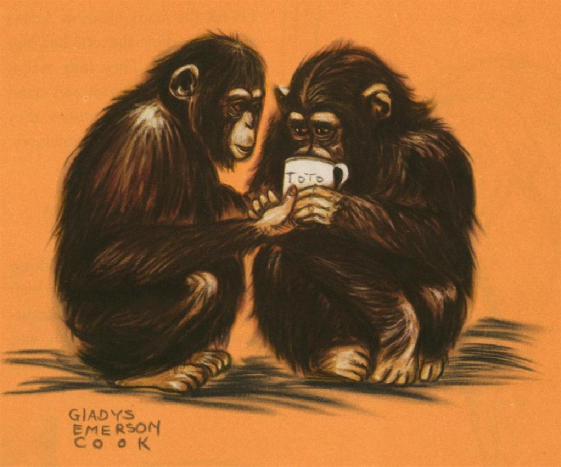 Gladys Emerson Cook: Chimpanzee (1 of 1)