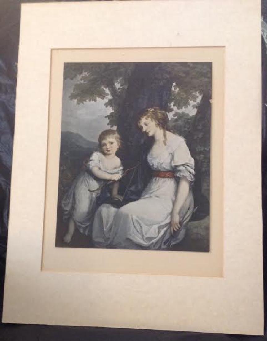 Kauffman Angelica: Portrait of the Baroness of Krudner: Print: Portrait of Baroness of Krudner and her Daughter Artist: Angelica Kauffman Publishing: Braun, Clement & Co Size: 12 x 9 inches Please note that this lot has a reserve. When you leave a bid in a
