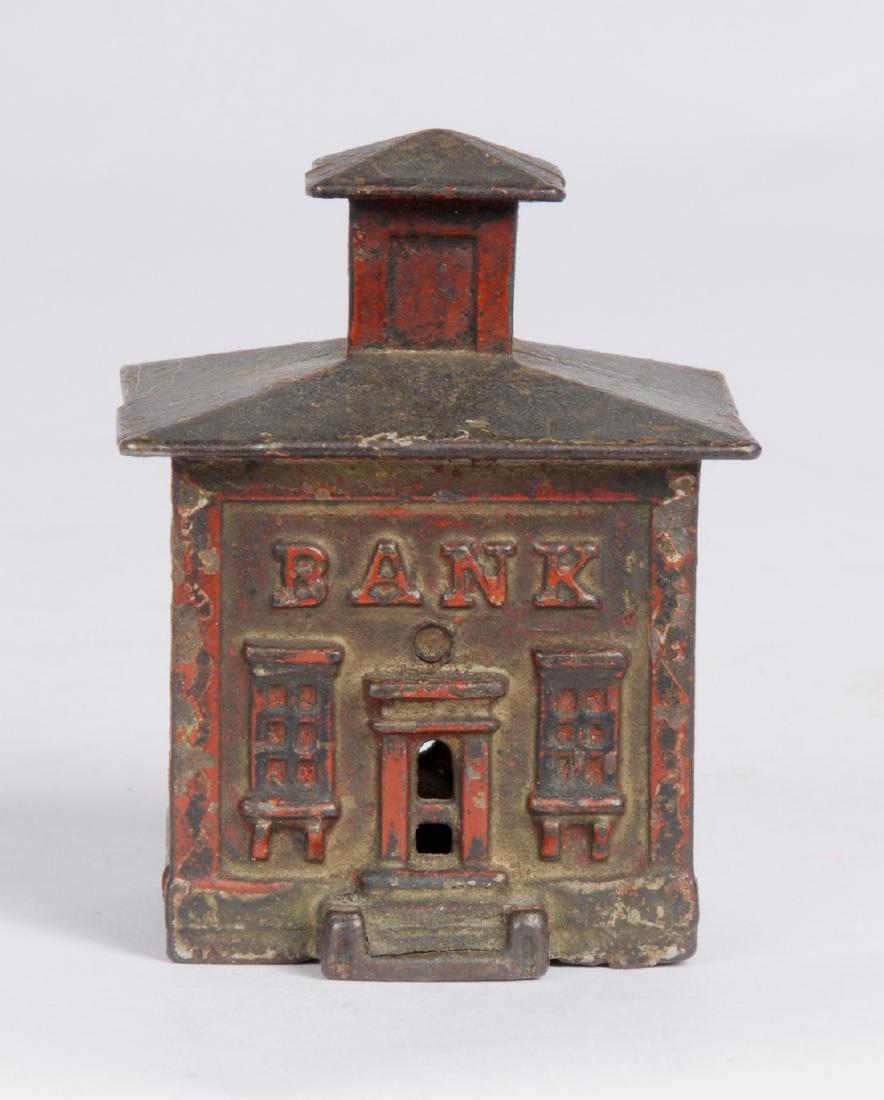 Cast Iron Cupola House Still Bank c 1920 (1 of 4)