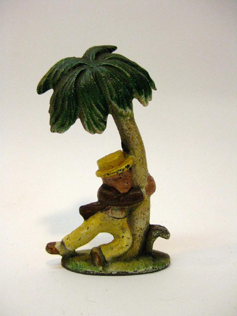 Cast Iron Palm Tree Drunk Man Bottle Opener (1 of 2)