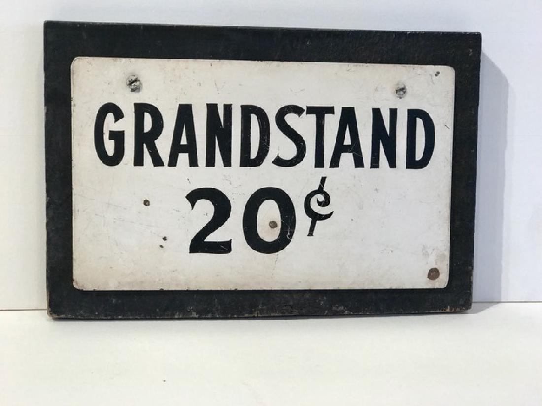 New York Stadium or Racetrack Iron Sign c 1920 (1 of 3)