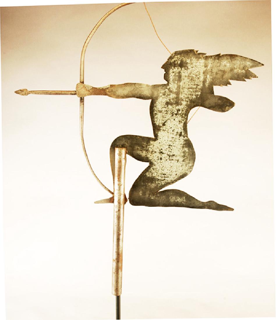 Early 20th C Art Deco Style Indian Weathervane (1 of 4)
