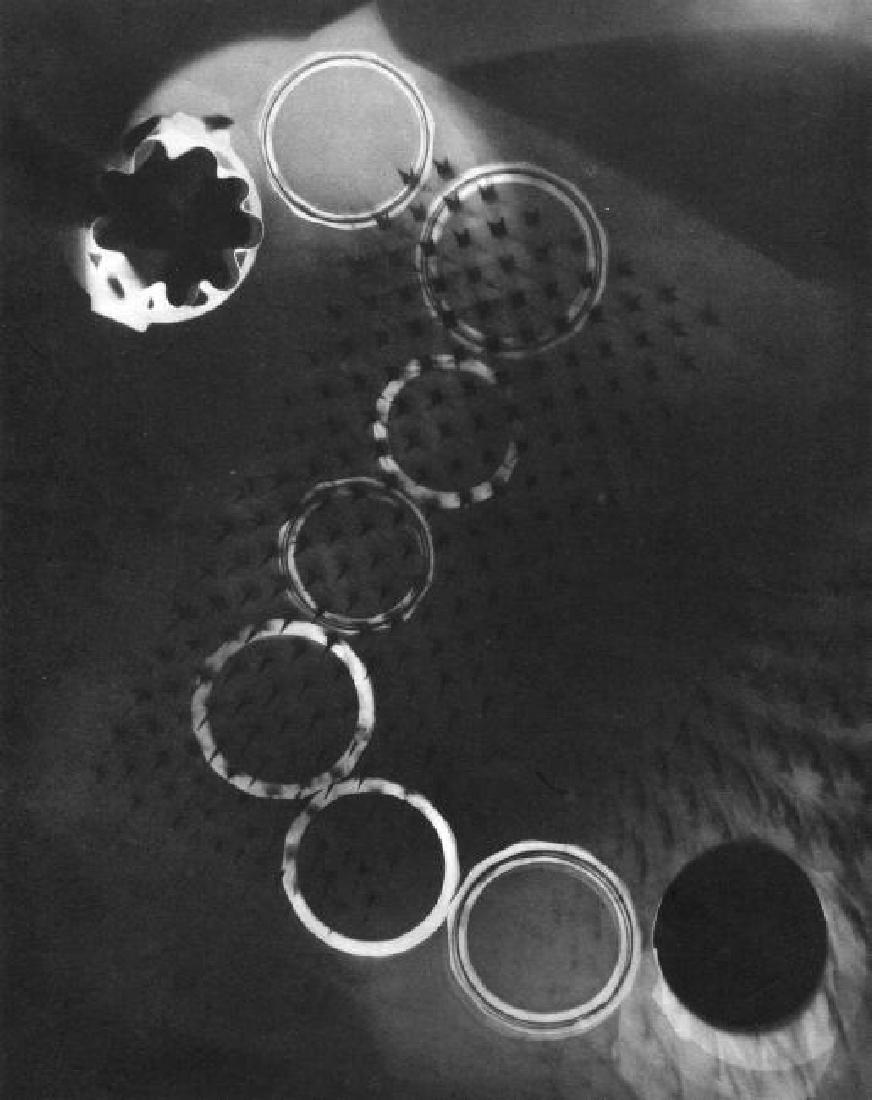 Nicholas Haz: Fever Dream: Print Title: Fever Dream Artist: Nicholas Haz Printing Date: 1936 Medium: Vintage Sheet-fed Copperplate Gravure Printer: Beck Engraving Co. Image Size: 7.5 x 10.5 inches Nicolas Haz was a Hungarian-bo