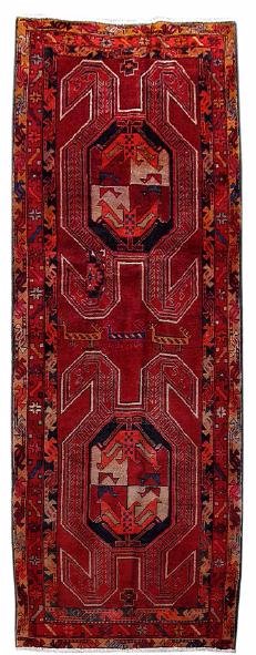 Handmade Persian Ardebi Rug 3.9x9.11 (1 of 6)