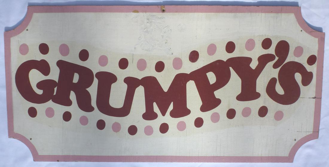 Restaurant or Amusement Park Sign, c 1970 (1 of 1)