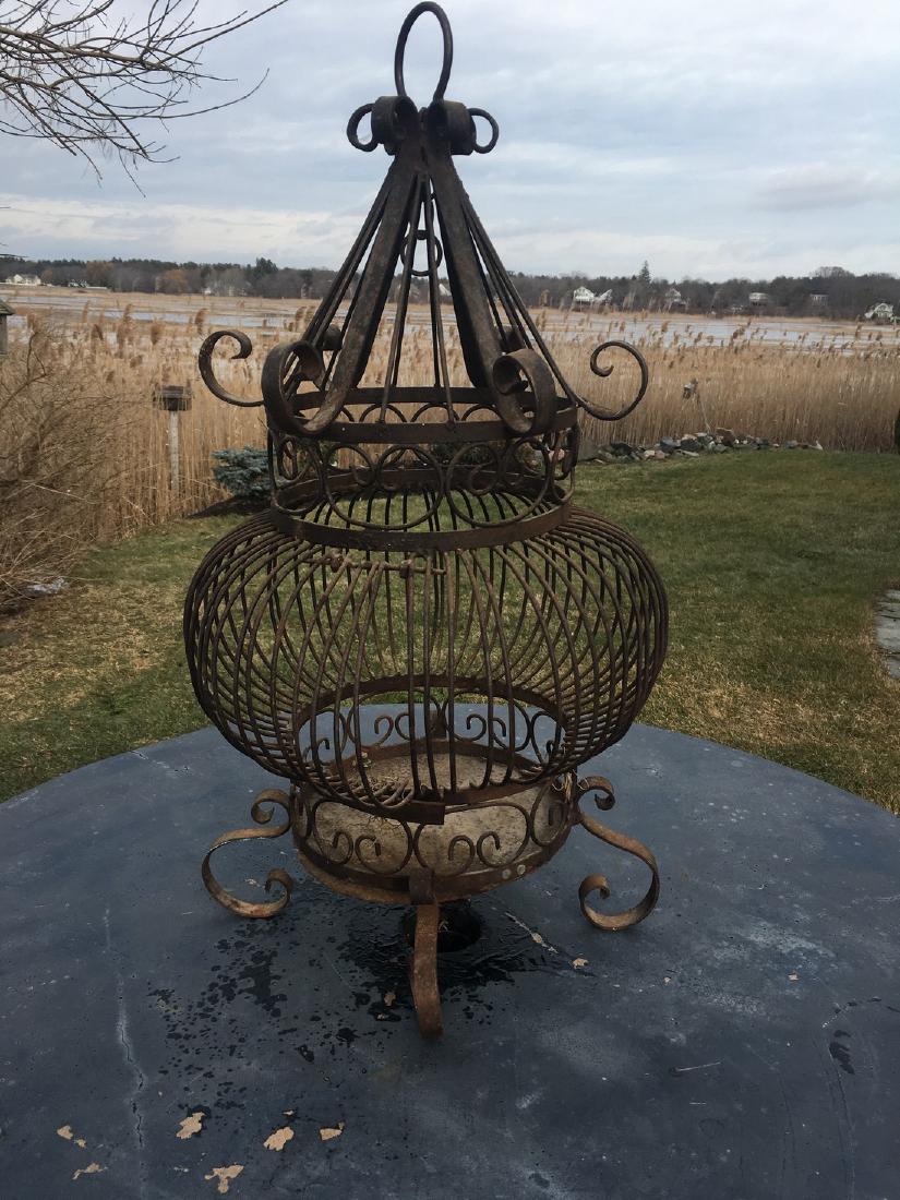 Iron Bird Cage, c 1900 (1 of 6)