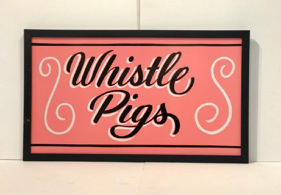 Hand-painted Roadside Diner Sign, c. 1950 (1 of 2)