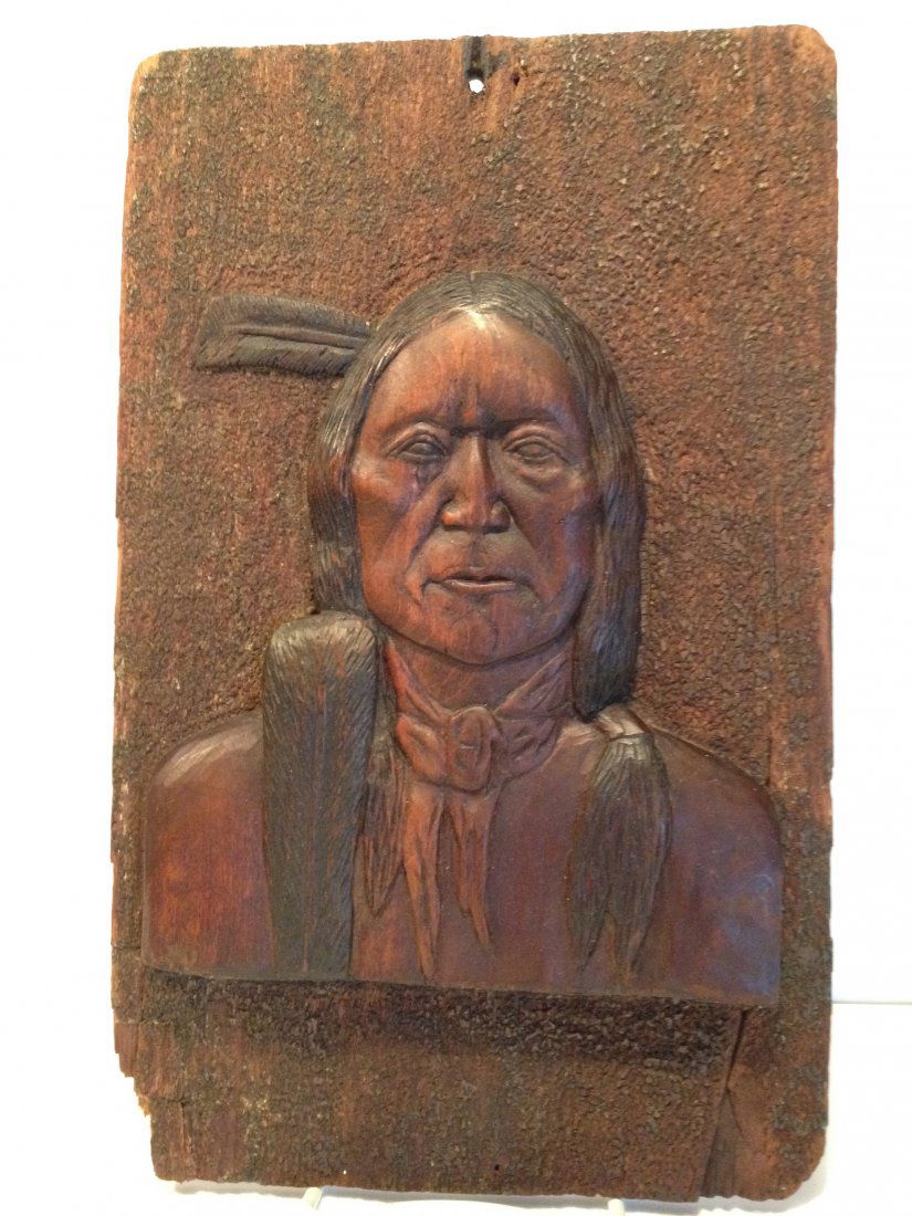 Indian Wood Carving, Late 19th C (1 of 2)