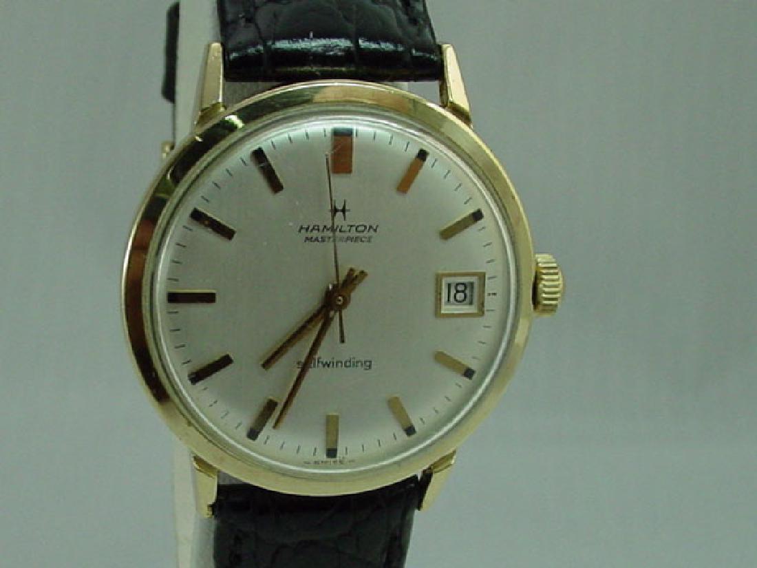 Hamilton Automatic 10K Gold Filled Masterpiece Watch