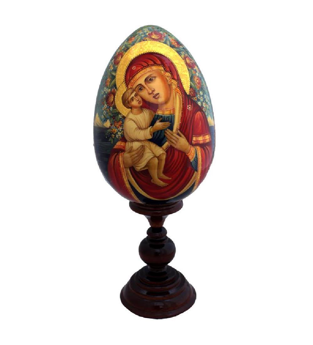 Golovkina: Religious Egg Mother Of God (1 of 1)