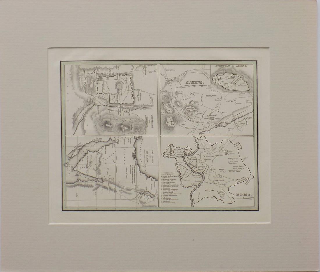 Bradford: Jerusalem, Athens, Rome & Mount Sinai, 1835 (1 of 6)