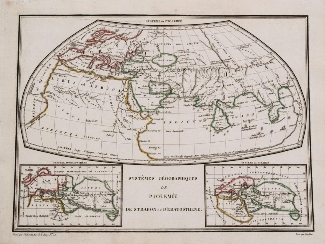 1812 Malte-Brun Map of the Known World: Title: 1812 Malte-Brun Map of the Known World -- Systemes Geographiques de Ptolemee… Cartographer: M Malte-Brun Origin/Date: 1812, Paris Size: 8.7 inches X 11.7 inches An excellent and very interest