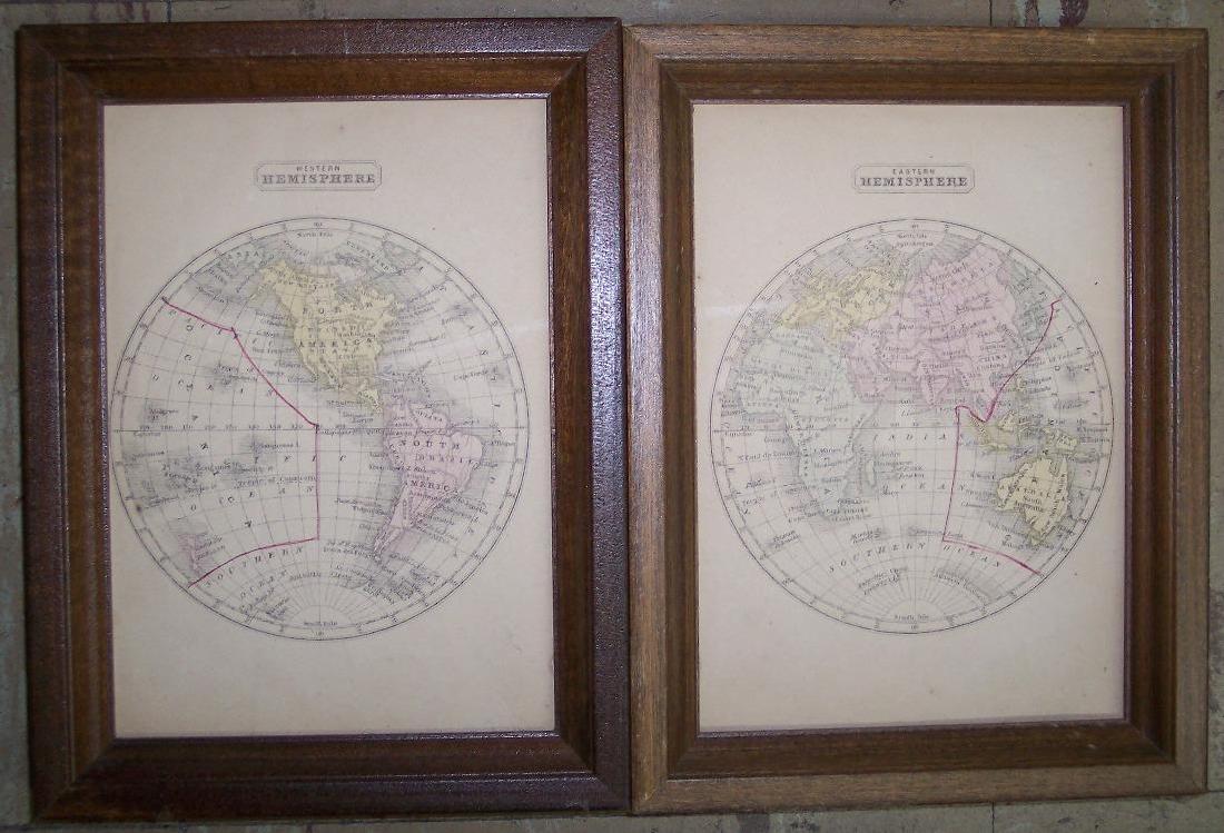 Griswold: Western & Eastern Hemisphere, 1857 (1 of 1)