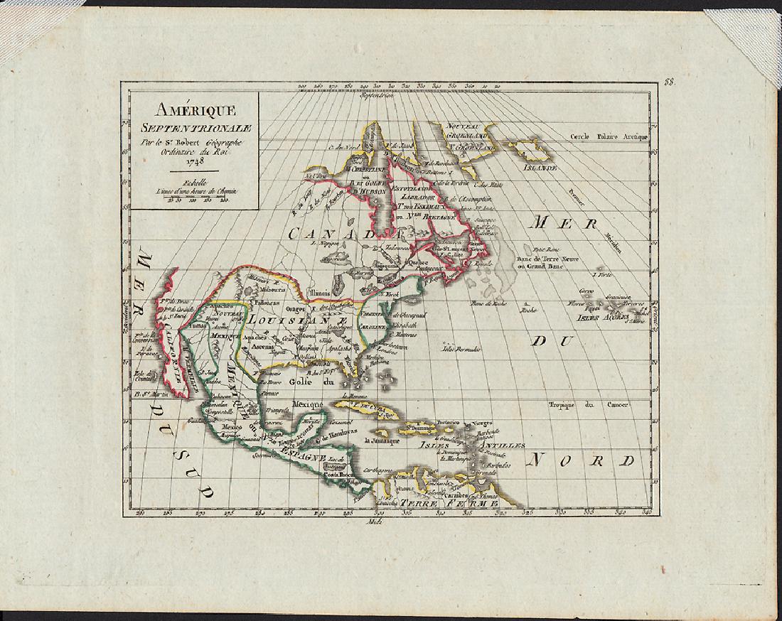 De Vaugondy: Amerique Septentrionale (1 of 4)