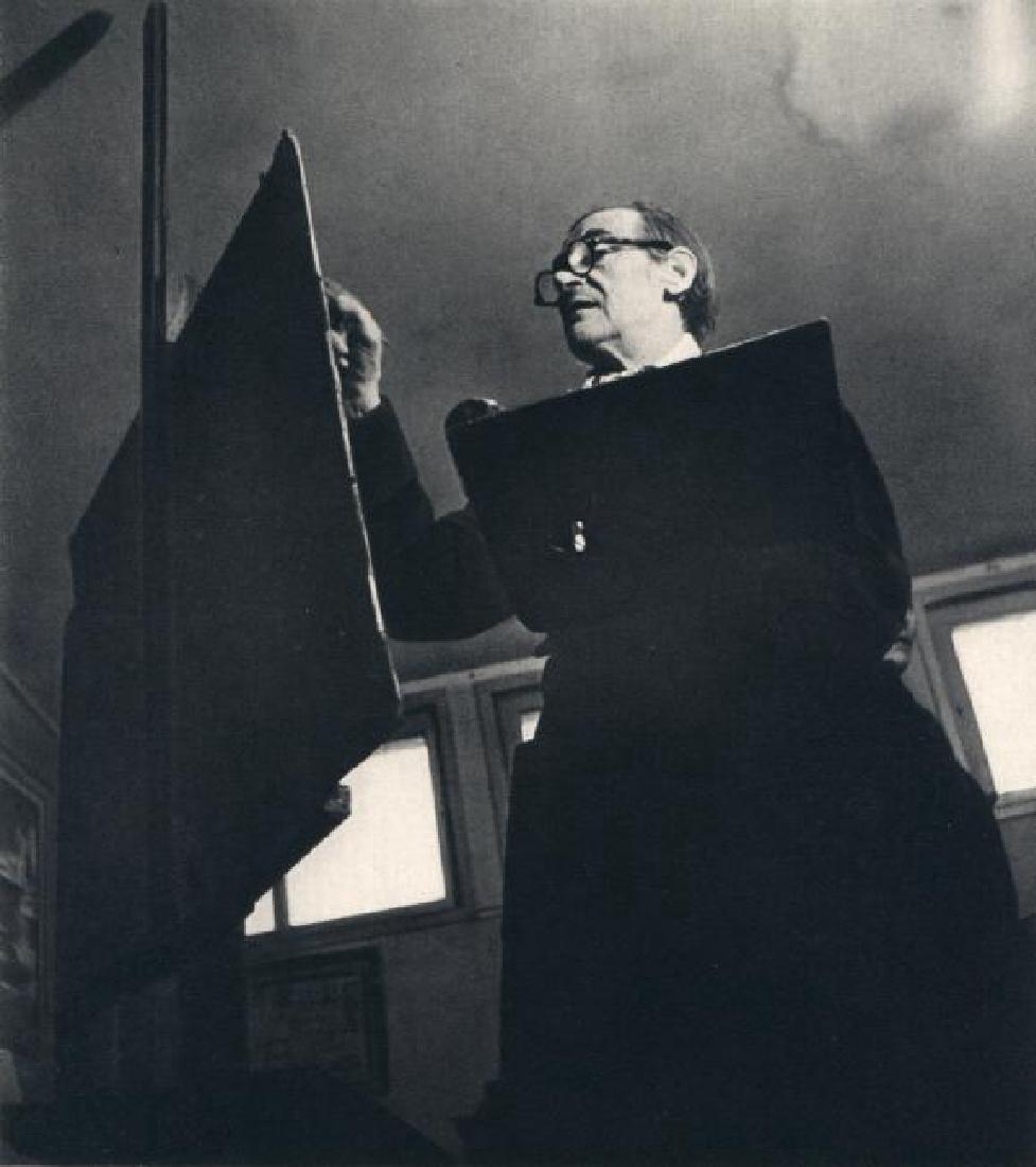 Doisneau, Robert - Maurice Utrillo: 1947 Sapho, France (printer) vintage Sheet-Fed Gravure - Image size approx. 7 x 8 in. No Reserve: This lot starts at $1 and has no reserve as a courtesy so that collectors can determine the true marke