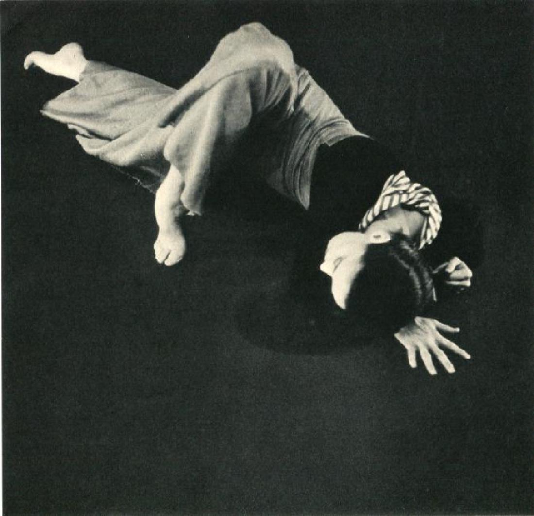 Morgan, Barbara - Martha Graham, Deep Song: 1938 Sheet-fed Gravure printed by Beck Engraving Co. (U.S. printers) - Image size approx. 8 x 8 in. No Reserve: This lot starts at $1 and has no reserve as a courtesy so that collectors can determine 