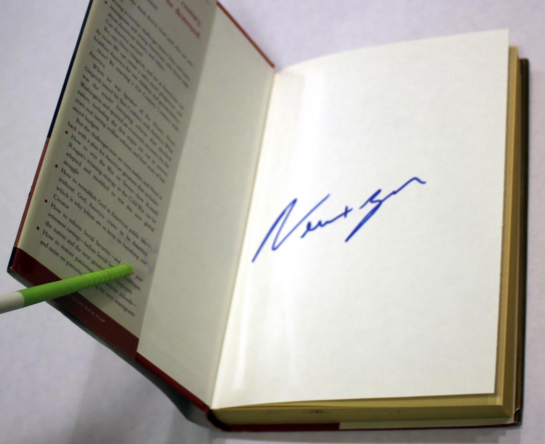 Newt Gingrich: Winning the Future, 2005 Signed 1st Ed (1 of 4)