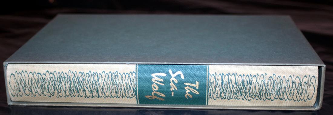 Jack London: The Sea-Wolf, 1961 Heritage Press: The Sea-Wolf by Jack London. Published by The Heritage Press, NYC (1961). Illustrator - Fletcher Martin. Hardcover in Slipcase with Sandglass insert. The book was never open. With tight crispy binding
