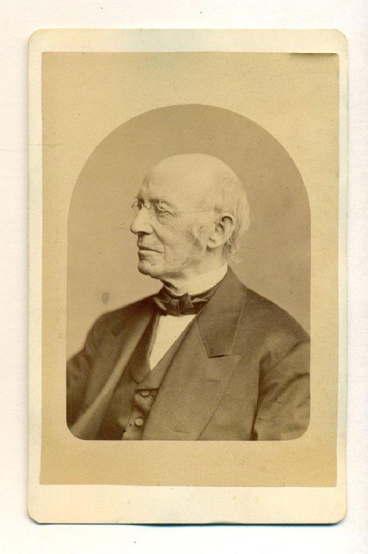 Cabinet Card Photograph of William Lloyd Garrison, 1865 (1 of 2)