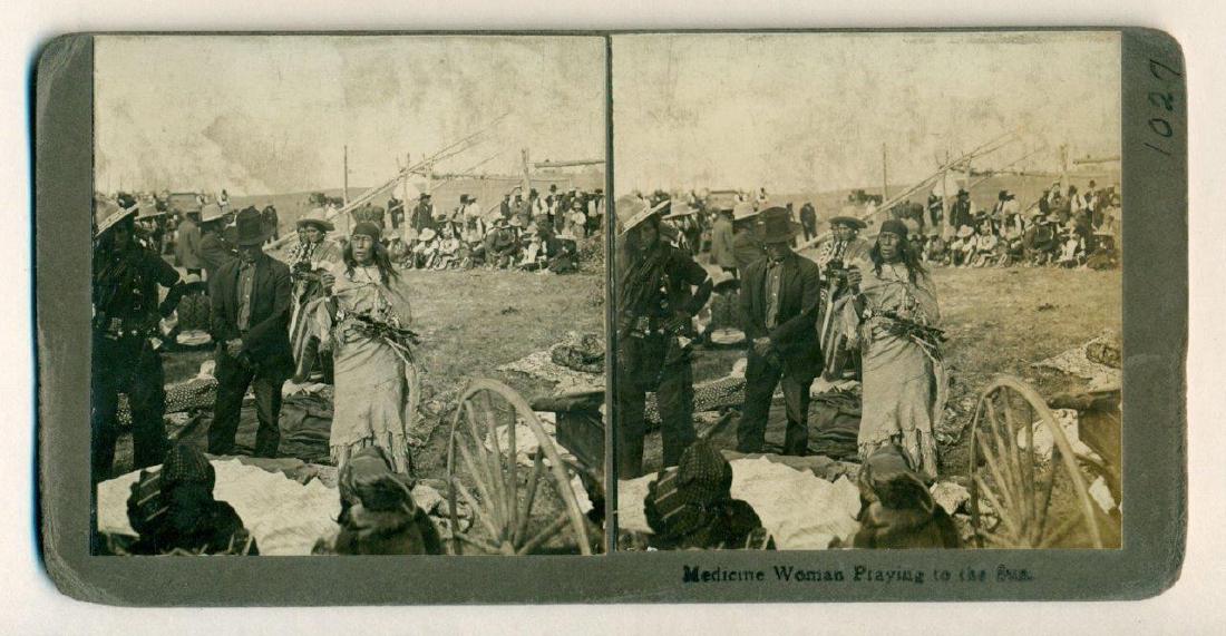 Native American Indian Stereoview, 1900 (1 of 3)