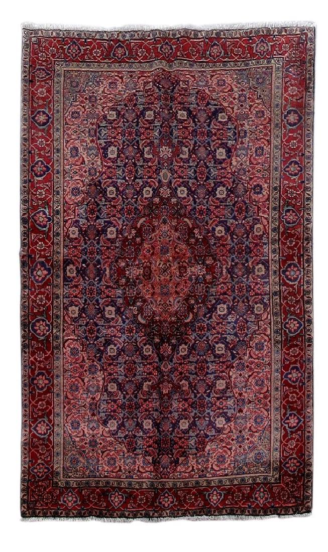 Hand Knotted Persian Kurd Bijar Wool Rug 4.2x6.9 (1 of 6)