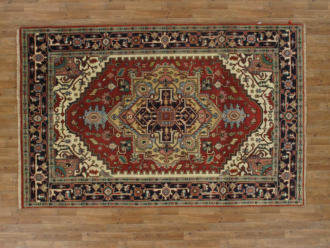 Handmade Wool Serapi Tribal Rug 10x9.2 (1 of 5)