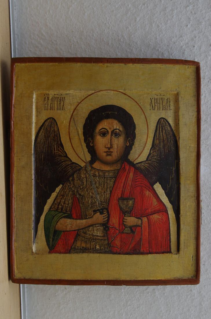 Archangel Michael Russian Icon 18th C (1 of 1)
