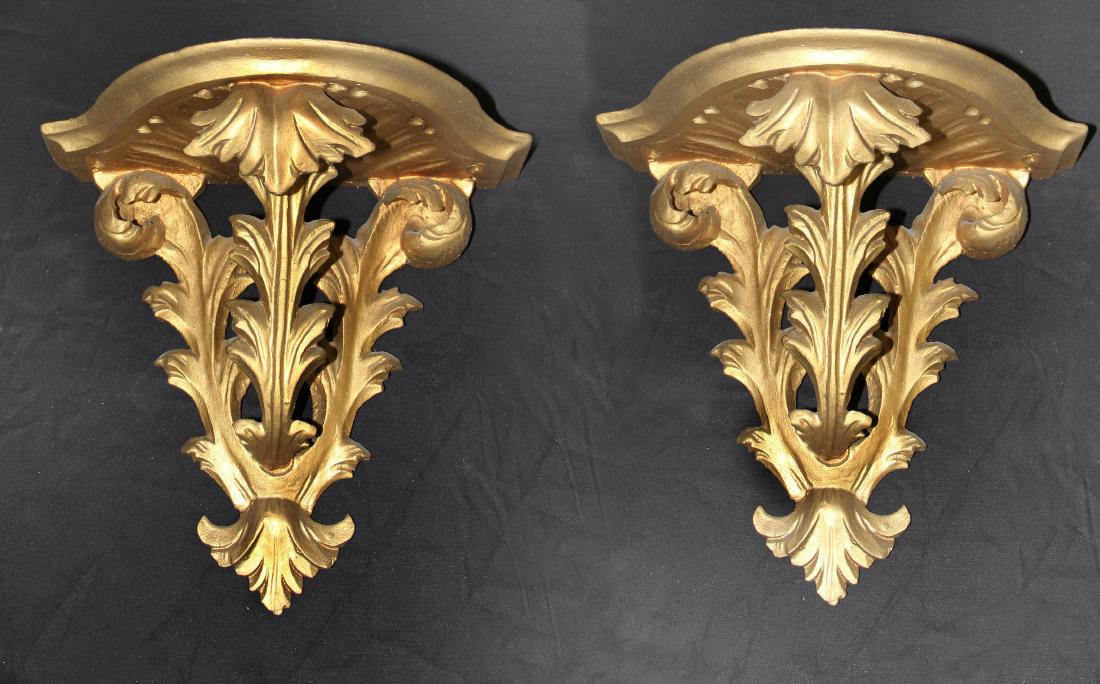 Gilt Wood Wall Stands (1 of 3)