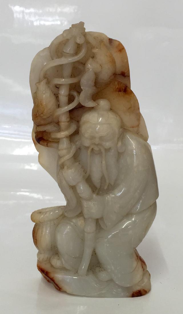 White Jade Fisherman, Qing Period (1 of 5)