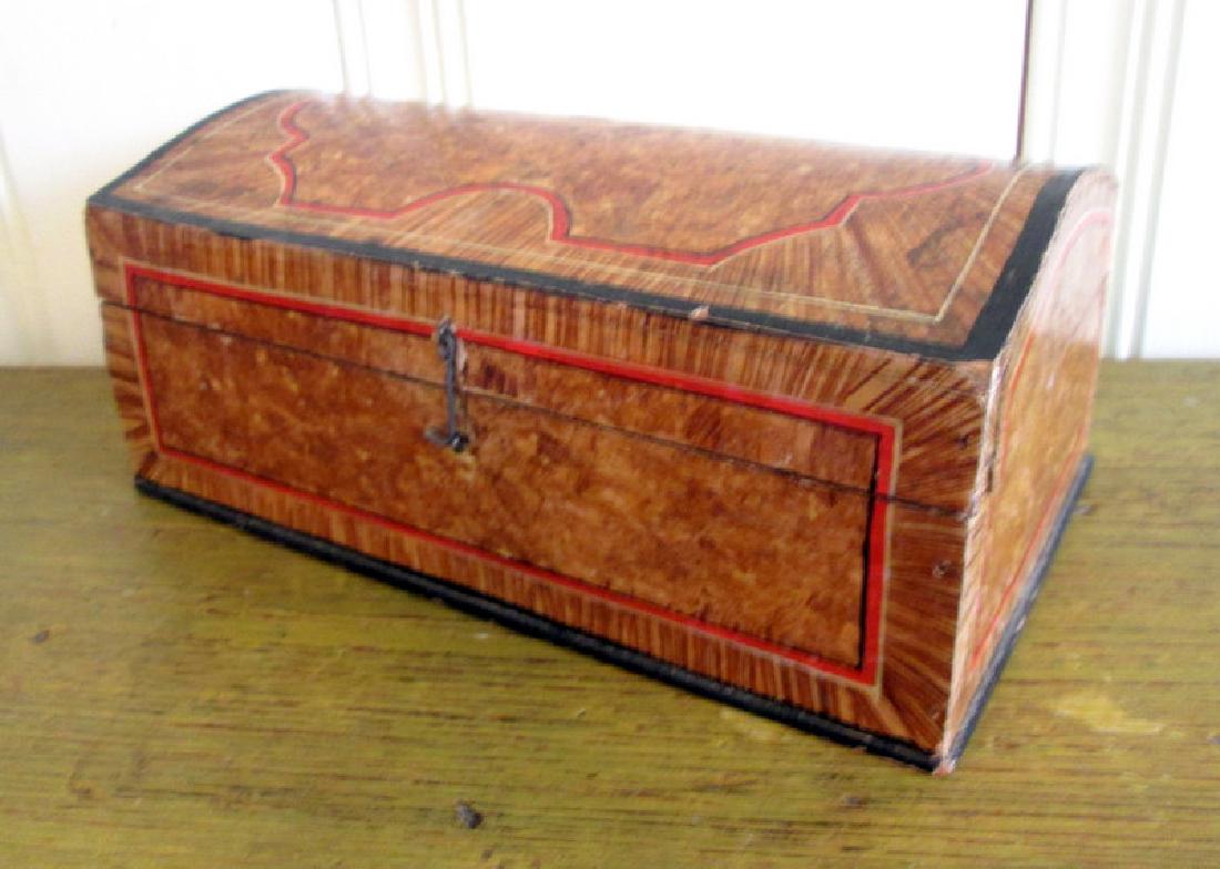 Paint Decorated Dometop Trinket Box (1 of 9)