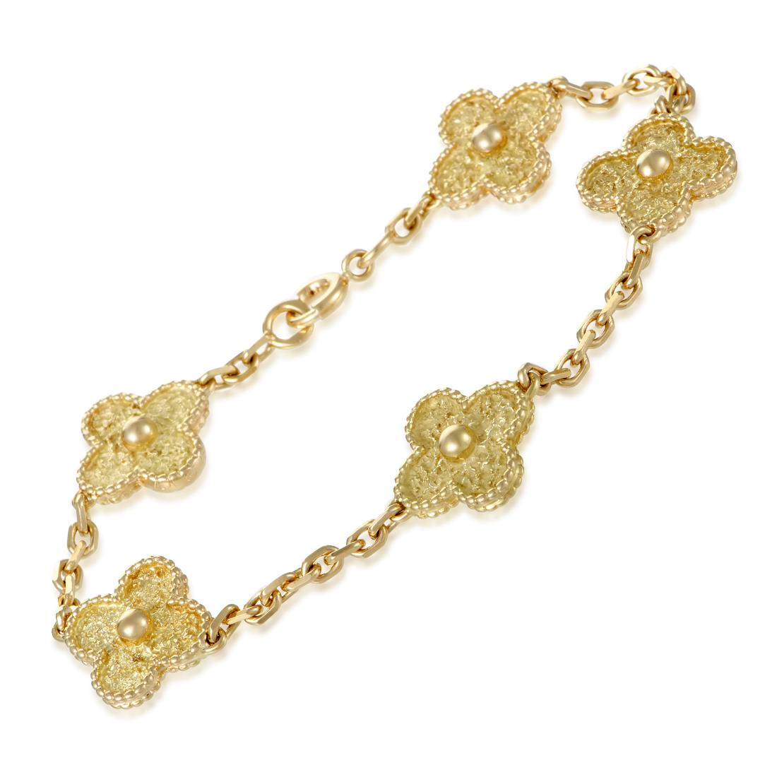 Van Cleef & Arpels 18K Gold Alhambra Bracelet (1 of 4)