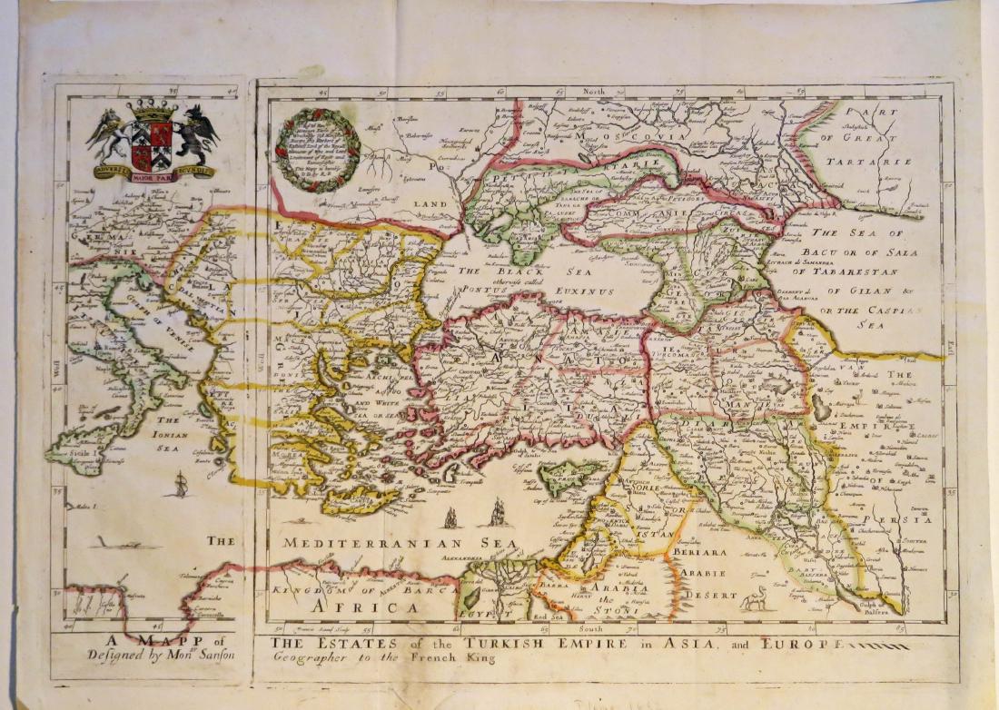 Blome: Map of Turkish Empire in Asia & Europe, 1682 (1 of 1)