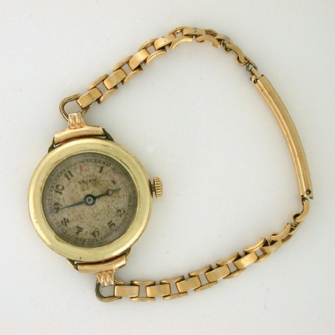 Gruen 14K Gold Ladies Watch, 1919