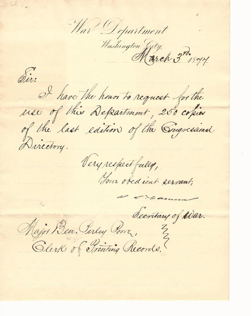 LS James Cameron Secretary of War under Grant (1 of 1)