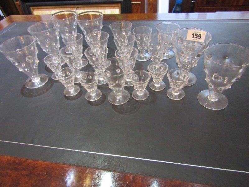 Thomas Webb English An Impressive Collection of Glass: Thomas Webb English An Impressive Collection of Glass Ware Circa 1940 Tallest 5 Inches High